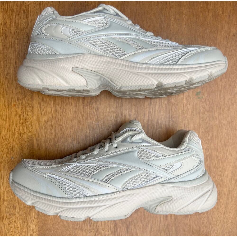 Reebok Bellwave Training Shoes Womens Size 9 Beige Cream Athleisure Sneakers - Picture 7 of 9